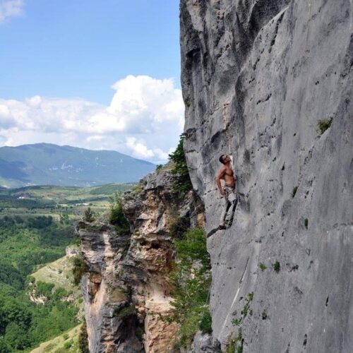 Free Climbing Roccamorice