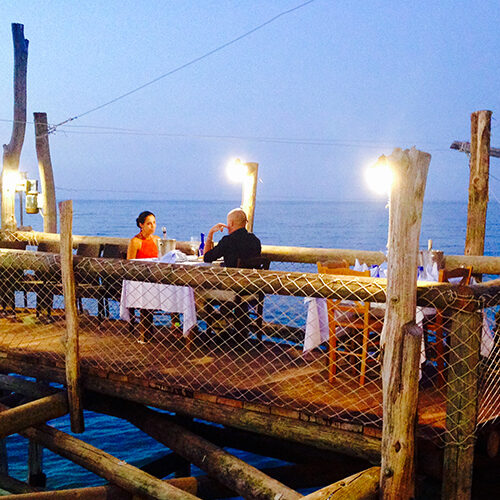 cena sul trabocco