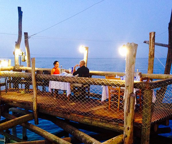 cena sul trabocco